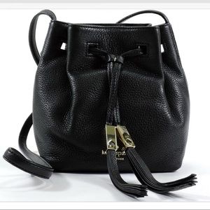 Kate Spade Mini Cooper Bucket Bag in Pebbled Leather